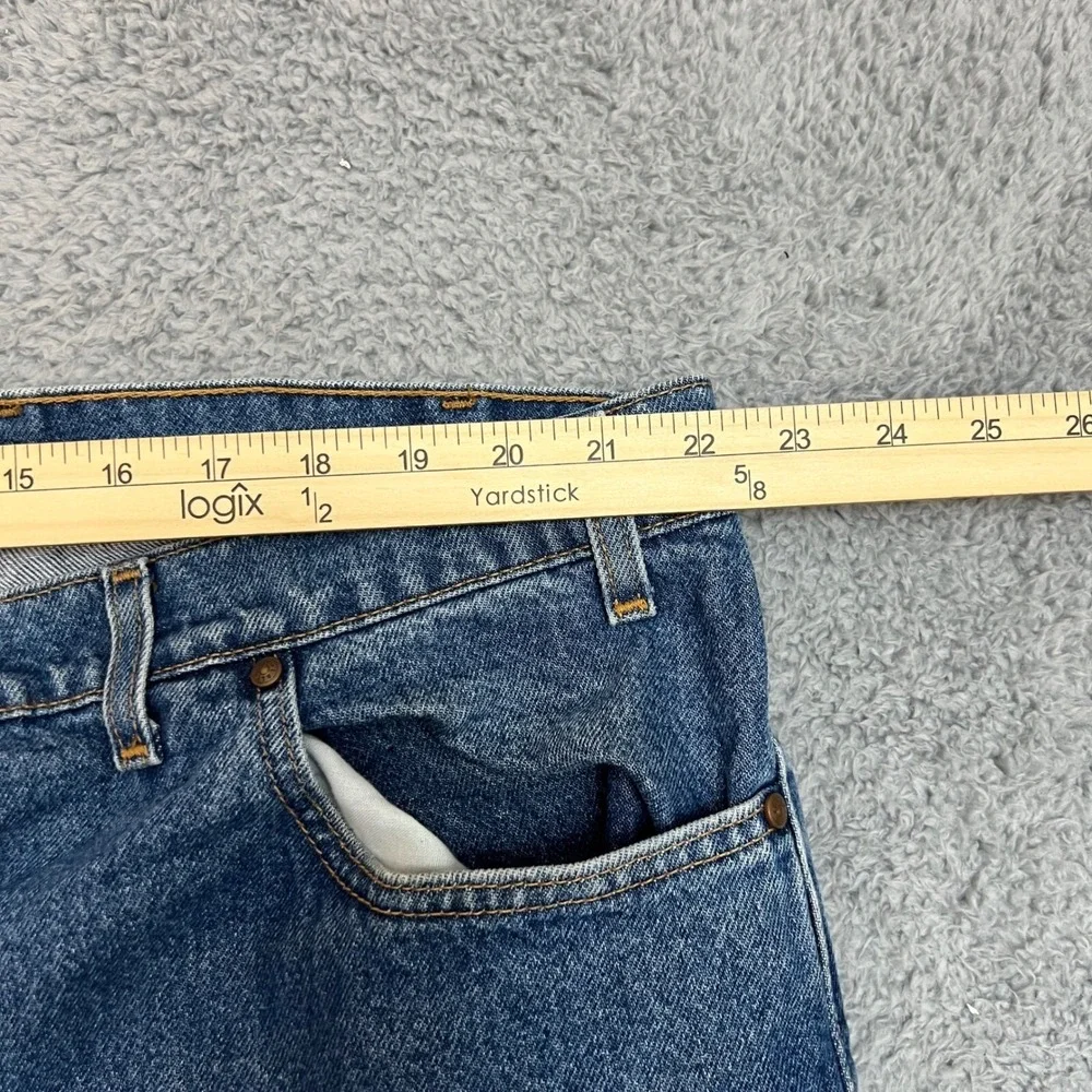 Levi 540 Jeans Mens 44x30 Blue Excellent Relaxed Fit Straight Leg Denim
